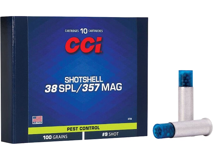 CCI Shotshell 38 Special Ammo 100 Grain Lead Shot – 200 Rounds