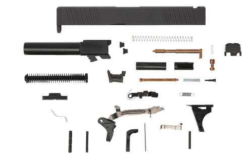 Glock® 19 Compatible Pistol Build Kit w/ Front & Rear Serrated Slide — image 2