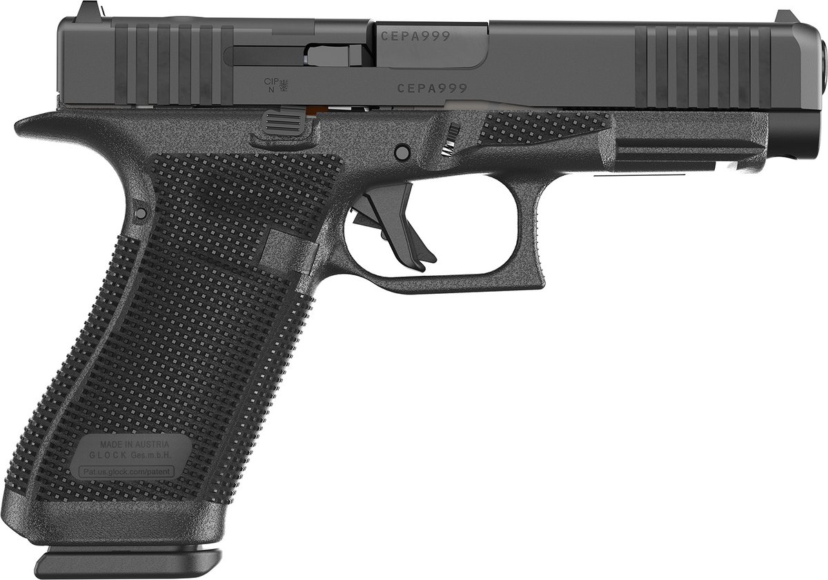 Glock 17 Gen 6 MOS 9mm Pistol with 4.49″ Barrel and 17-Round Capacity