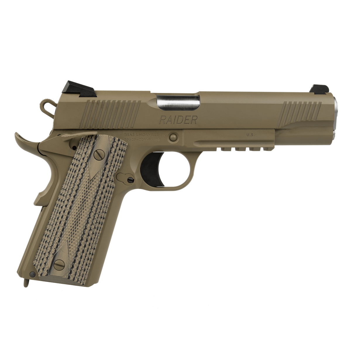 Tisas 1911 Raider B45R .45 ACP Pistol – Full-Size 1911 with Rail